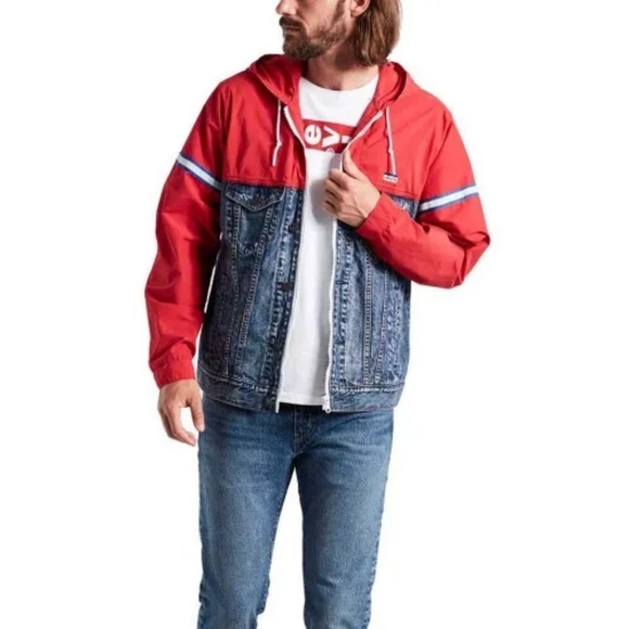 NWT Levi’s Unbasic Trucker Parka Jacket - Picture 3 of 5